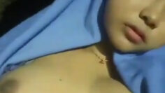 ABG Hijab Biru VCS Remes Uting